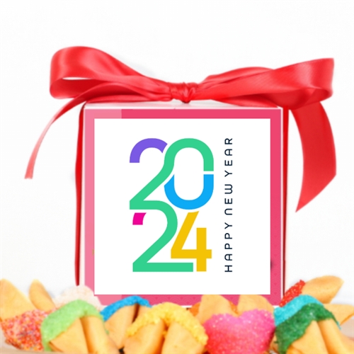 Fortune Cookie Treat Bag Topper  Happy new year gift, New years